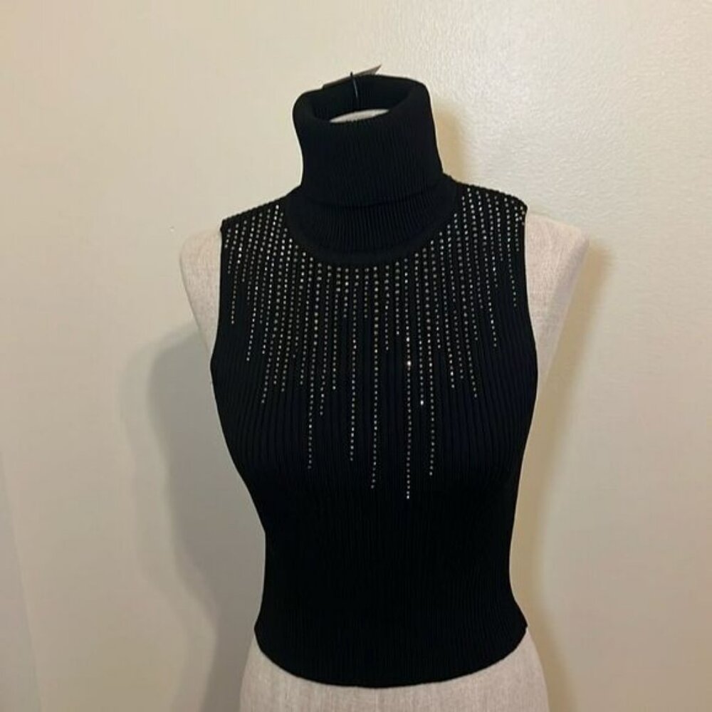 Zara Turtleneck Knit Top Size L NWT